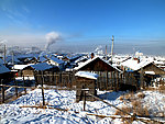 根河郊外民居冬景