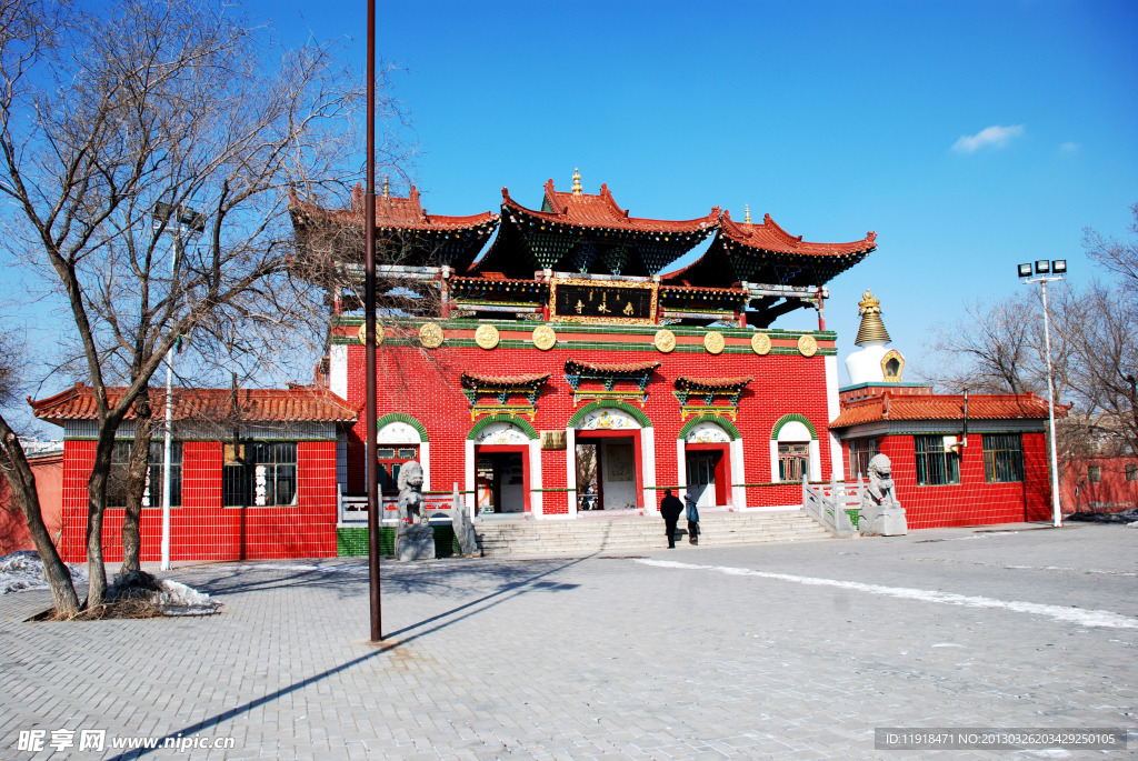 大乐林寺的大山门