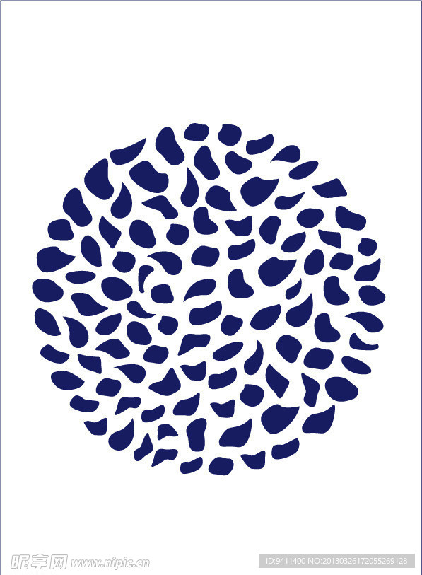 椰花矢量图