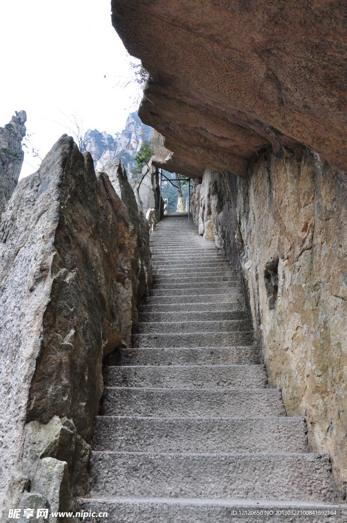 黄山石阶