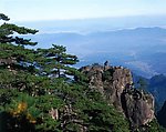 黄山摄影飞来石