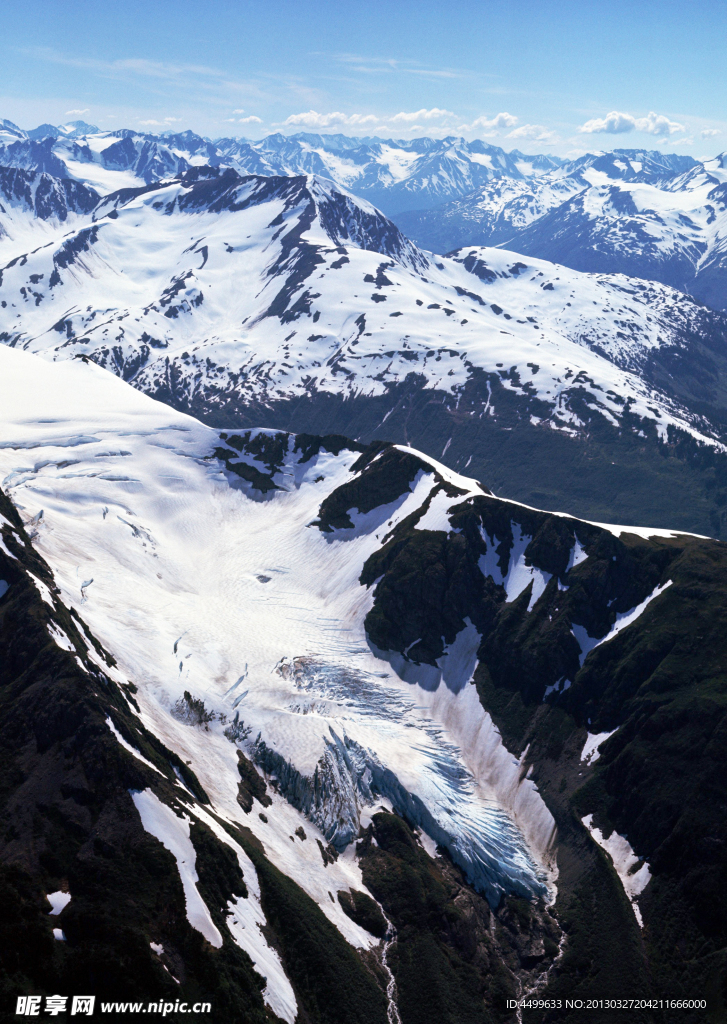 北欧雪山