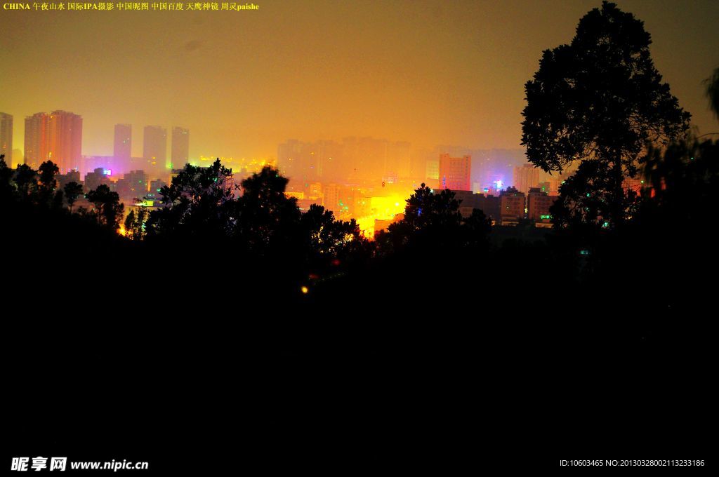 中国夜景深圳龙岗夜景