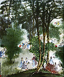 彩墨画