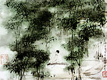 彩墨画
