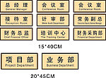 钢构公司门牌