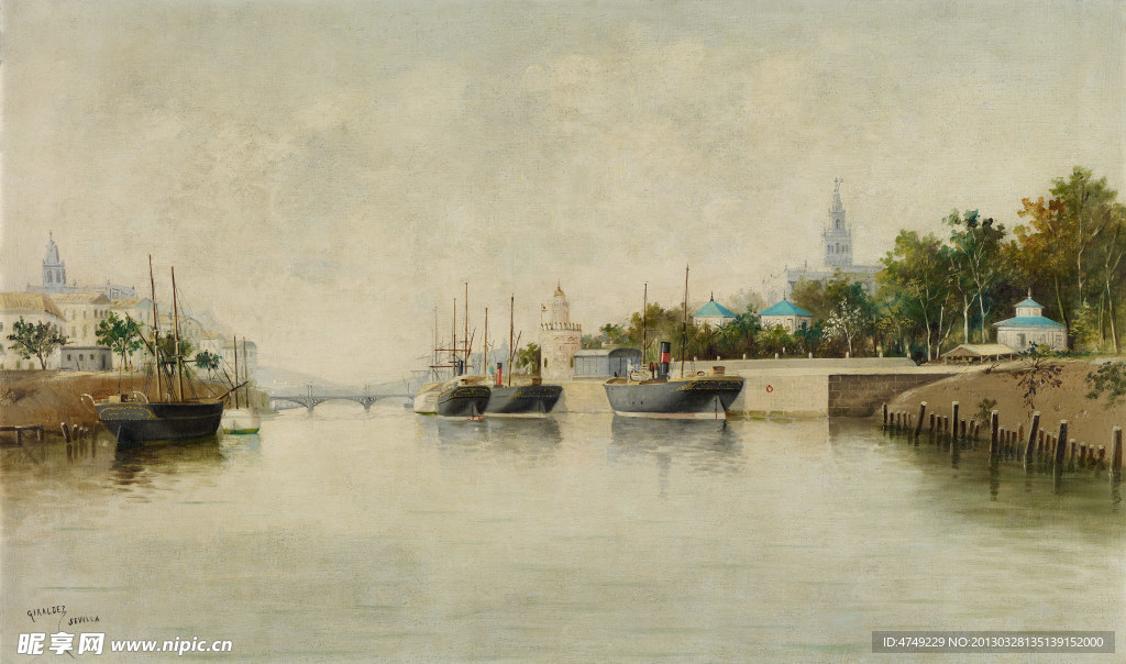 油画风景