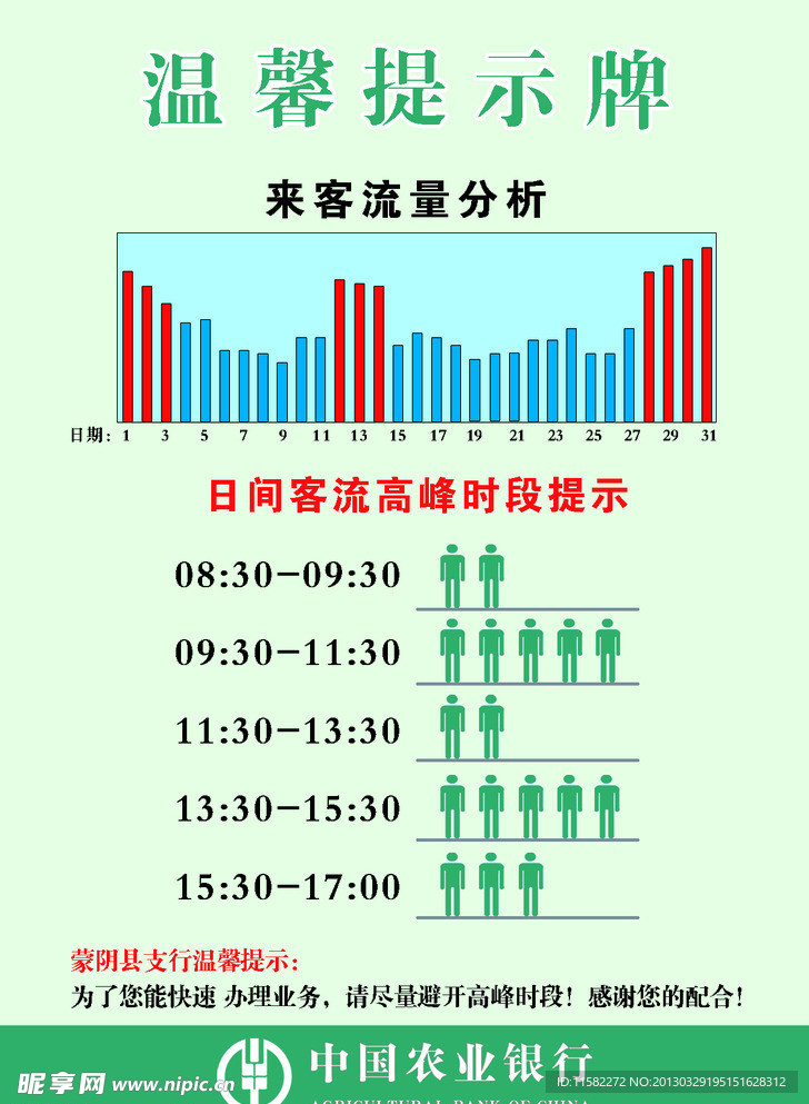 客流提示牌