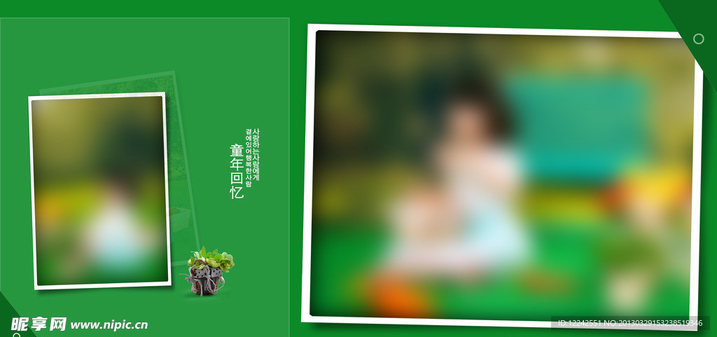 儿童摄影模板天使
