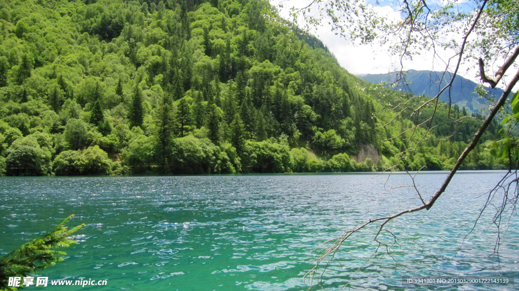 九寨沟 湖面风景