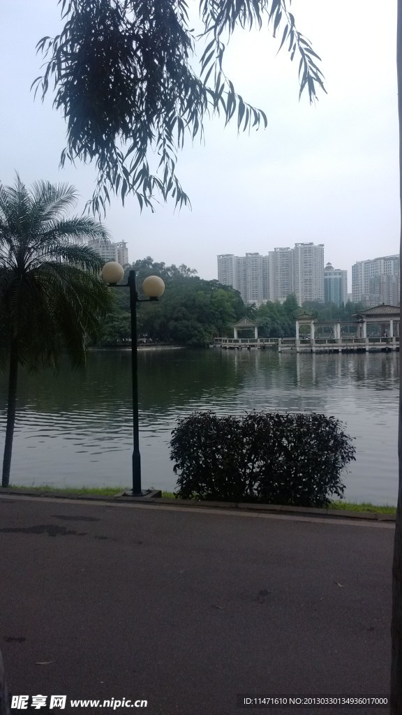 湖景