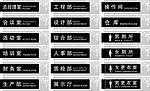 办公室科室标牌