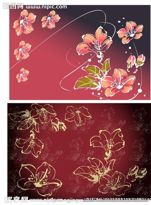 时尚花纹