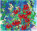 鲜花绘画