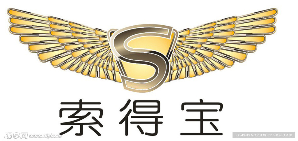 金色标志