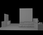 主卧室3D无渲模型
