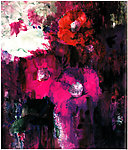 鲜花油画