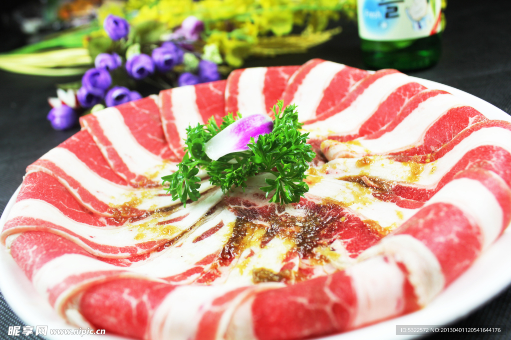 雪花牛肉