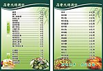 烧烤菜单