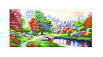 山水油画