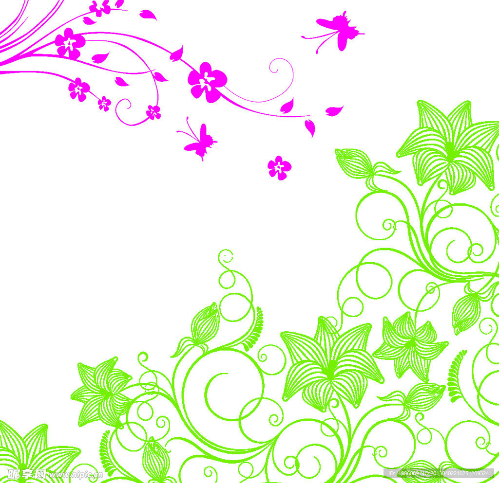 唯美 花纹底纹