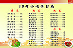 价目表