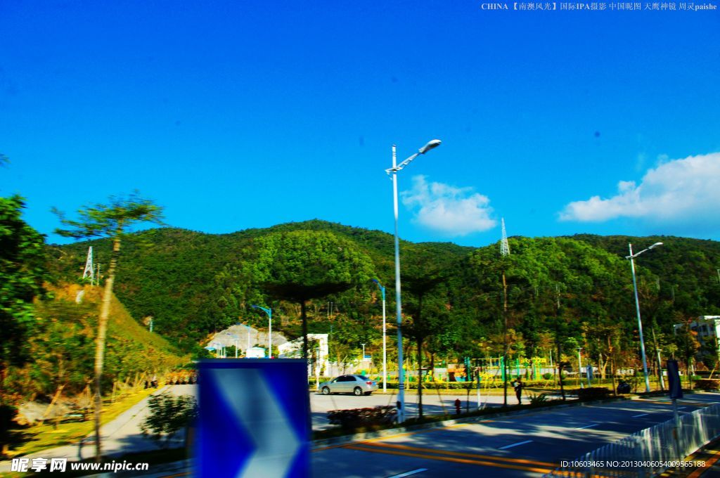 龙岗南澳一路风景山水