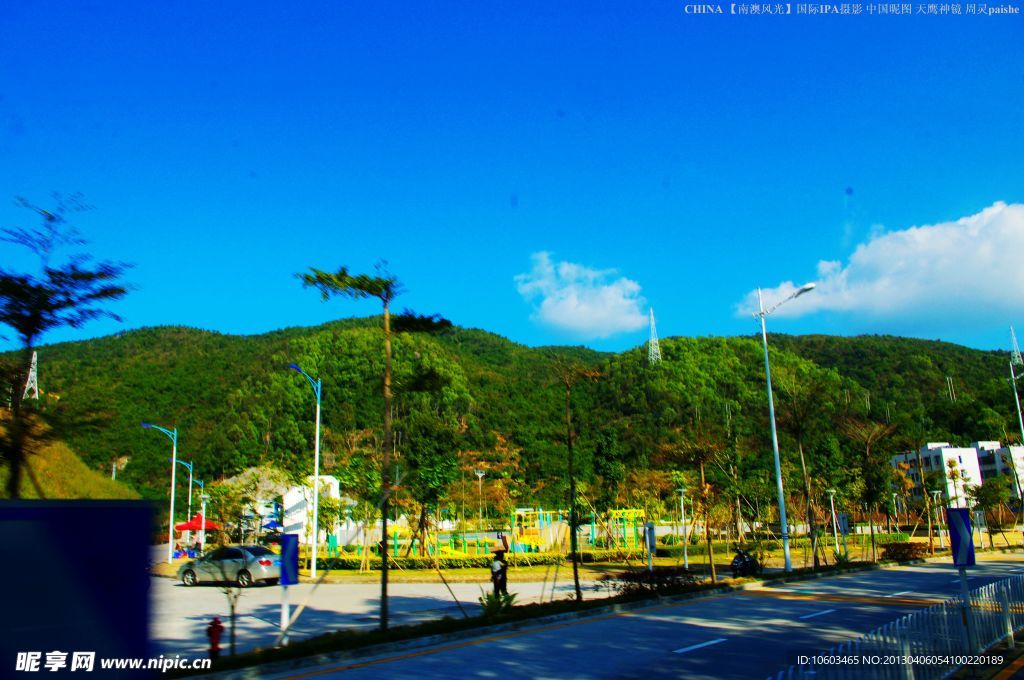 龙岗南澳一路风景山水