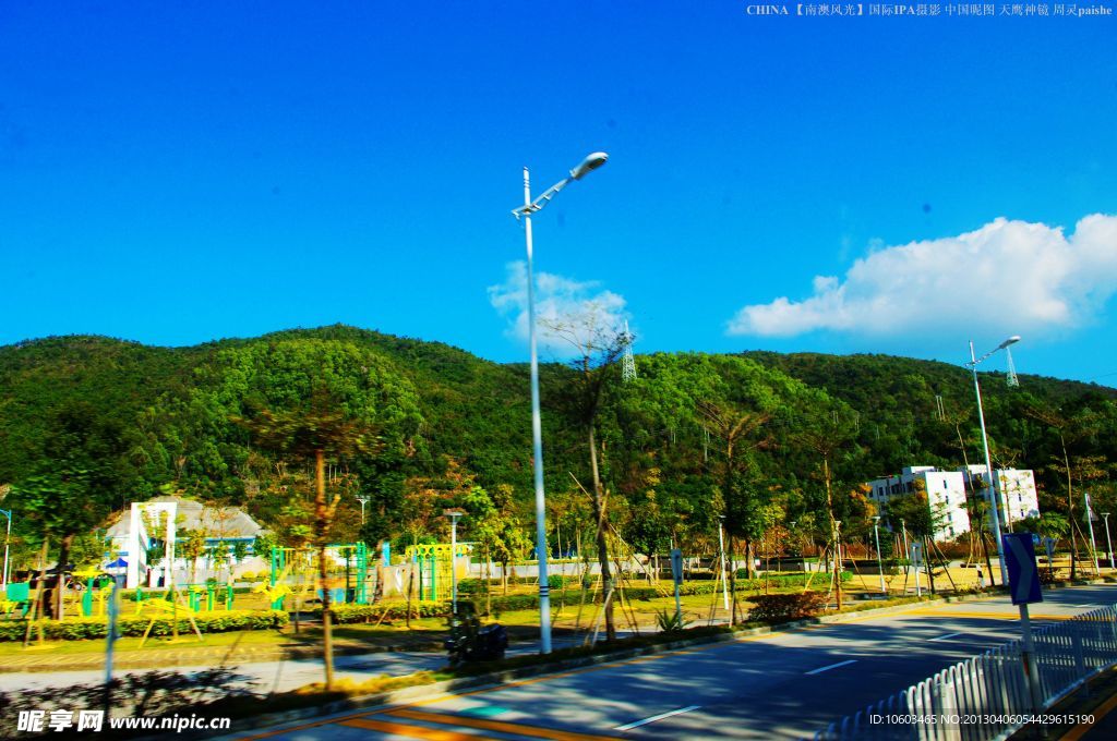 龙岗南澳一路风景山水