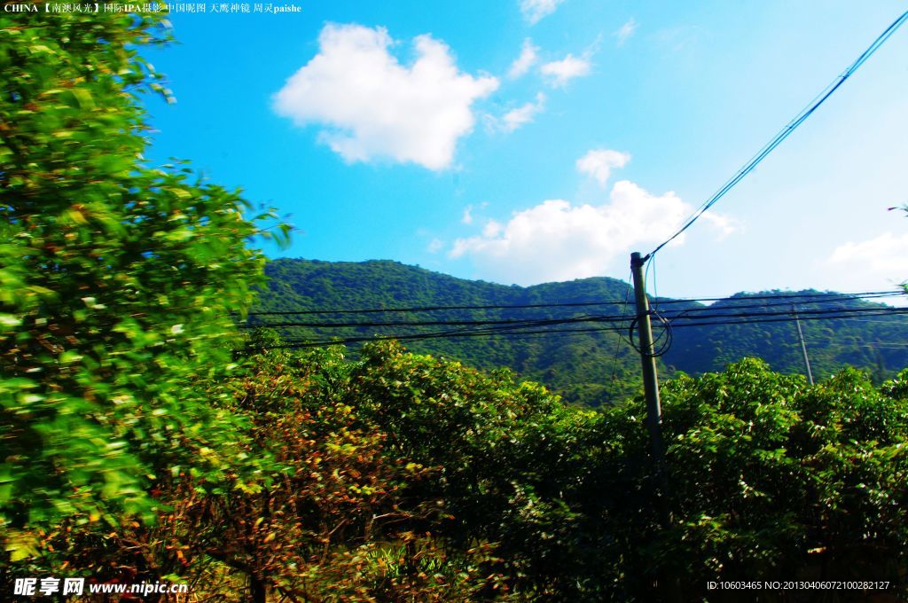 龙岗南澳一路风景山水