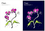 手绘花卉 花卉 矢量