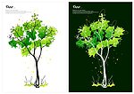 手绘植物 矢量花纹