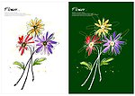 手绘花卉