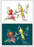 手绘花卉