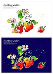 手绘果蔬 矢量花纹