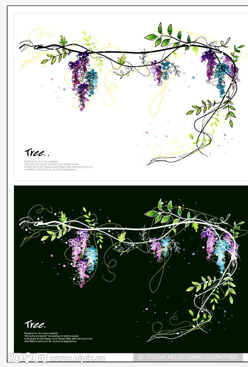 手绘花卉