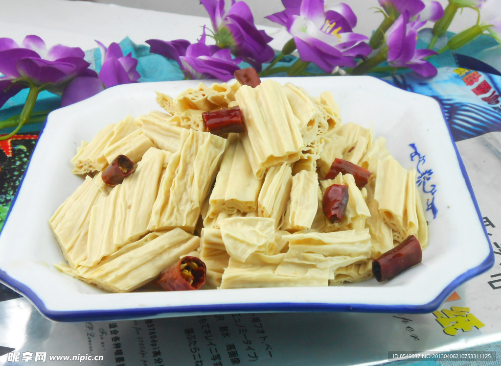 香辣腐竹