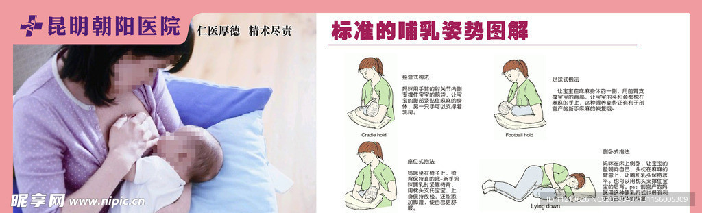 产科知识展板之标准哺