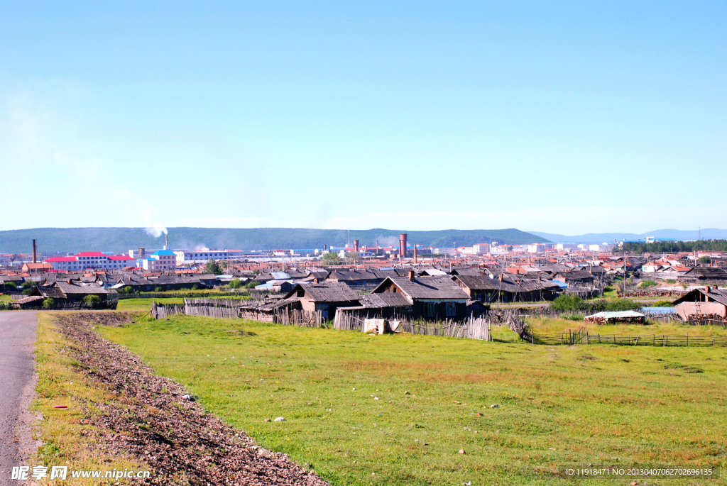 根河市北部夏景