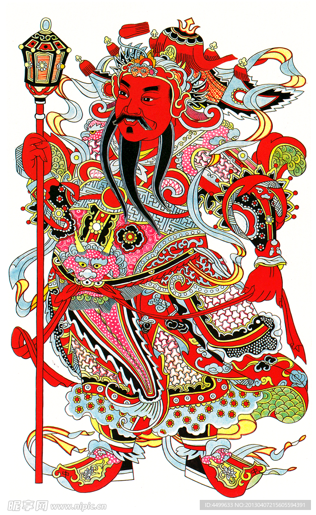 门神画