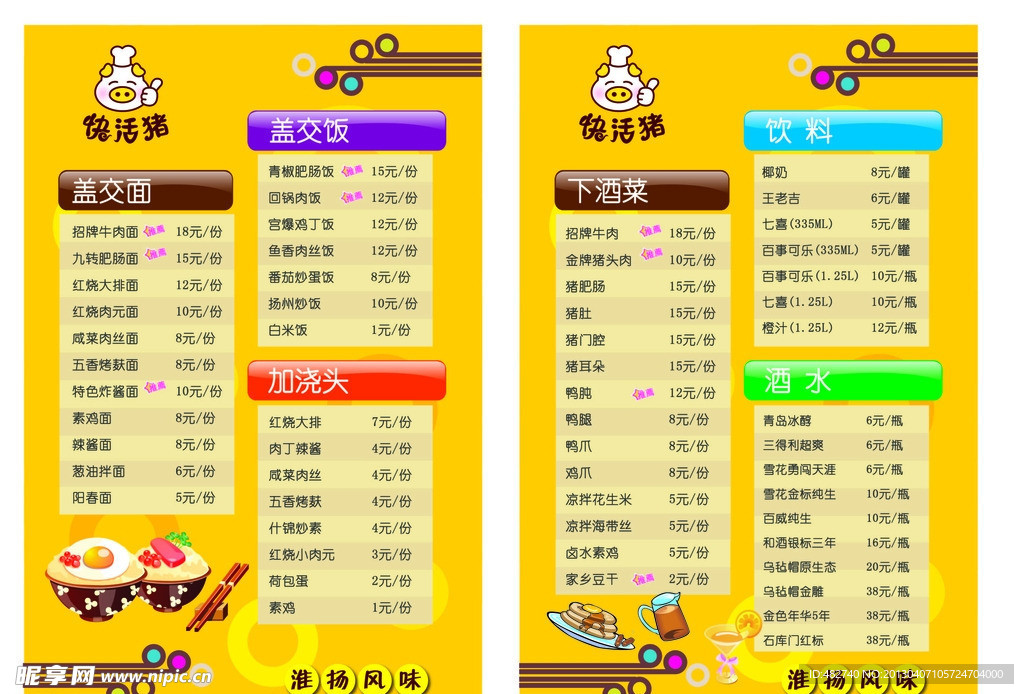 价格牌