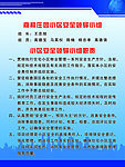 小区物业制度背板