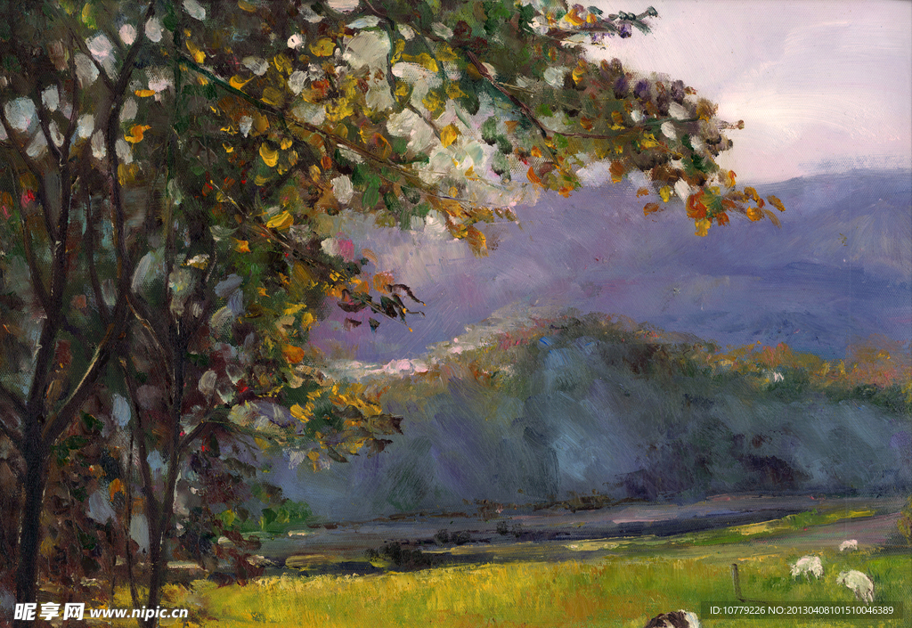 油画 装饰画 风景画