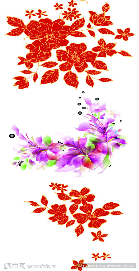 五彩花