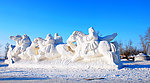 冬季那达慕雪雕