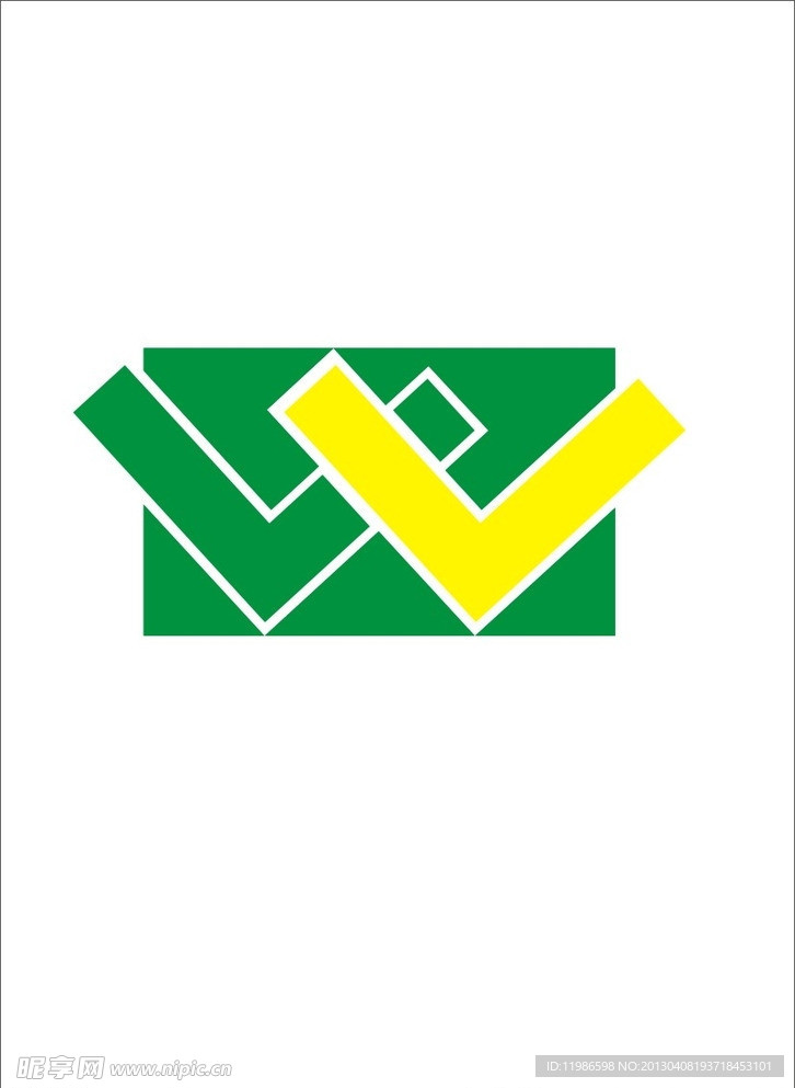 W文字logo