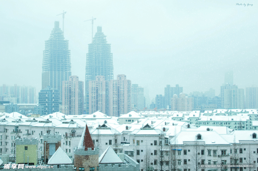 2013上海曹杨雪景