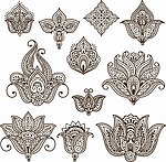 古典花纹 印度花纹