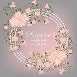古典梦幻花纹花朵
