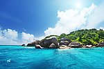 夏日沙滩海洋风景